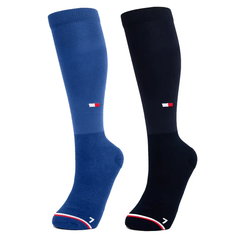 Tommy Hilfiger Women's 2 Pack London Long Winter Riding Socks - Multi